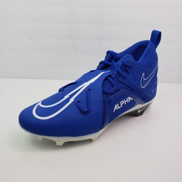 Nike Alpha Menace Pro 3 Mens Size 17 Game Royal Blue White Football Cleats